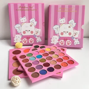 72 Color Boxes Eye Shadow Cardboard Gift Packaging Boxes Multichrome Makeup Eyeshadow Glitter