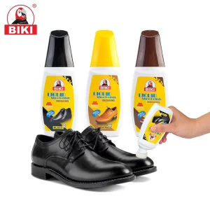 75ml Neutral Brown Black Leather Care Liquid Shoe Shine Polish