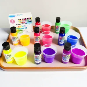 8-Color Highly Concentrated Water-Based Liquid Pigment for Cement, Plaster, and Jesmonite