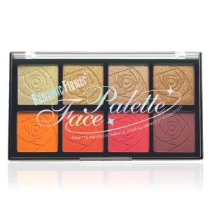8 Colors Highlighter & Blusher Customizable Highly Pigmented Long Lasting Matte Shimmer Blush Palette