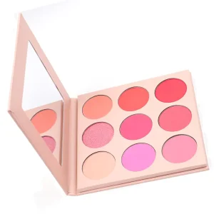 9-Color Shimmer Matte Blush Palette Private Label