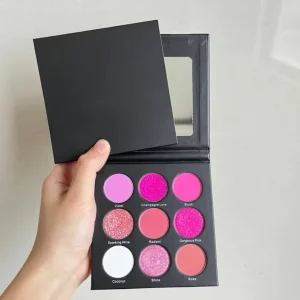 9 Colors Eye Shadow Palette Pigment Eyeshadow Shiny Colors