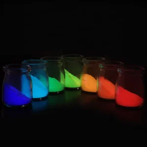9 Colors Strontium Aluminate Photoluminescent Pigment Powder Glow in the Dark Fluorescent Paint