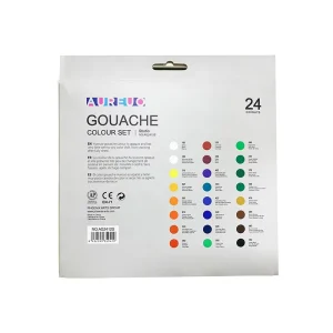 AUREUO Manufacturer Professional 22ml Portable 10 Color Eco Friendly Gouache Paint Set
