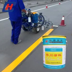 Abrasion-Resistant Two-Pack Acrylic Cold Plastic Road Marking Coating for Roads, Highways, and Streets
