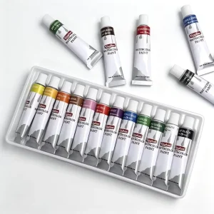 Acid-Free Watercolor Paint Kit, 12ml Tubes, 12 Colors, with Color Box