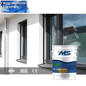 Acrylic Outdoor Wall Paint Weather Resistant Color Retention for Exterior House Walls and Buildings