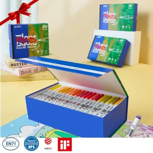 Acrylic Paint Marker Set, Brush Tip, Water-Based, Permanent, for Rock Painting