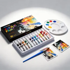 Acrylic Paint Set, 12 Colors, 20ml, Non-Toxic