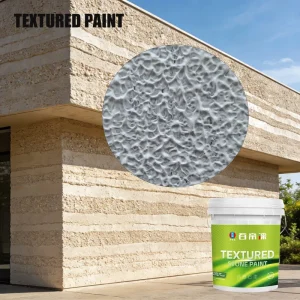Acrylic Textured Exterior Wall Paint Eco Friendly Weather Resistant High Coverage Custom Colors