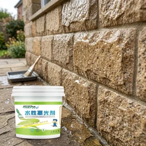 Acrylic Water-Based Liquid Coating Exterior Wall Paint Transparent Waterproof UV-Resistant Abrasion-Resistant Brush