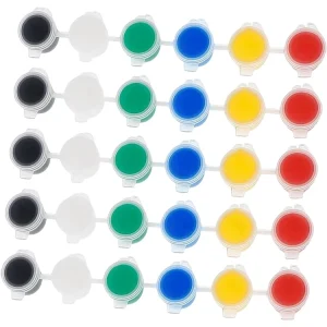 Acrylic and Watercolor Paint Set with Covered Palette