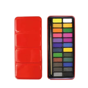 Affordable 24 Vibrant Colors Richly Pigmented Watercolor Paint Set