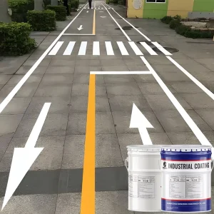 Anti-Stain Reflective Acrylic Road Paint Resistant to Oil Dirt and Tire Marks in White and Yellow