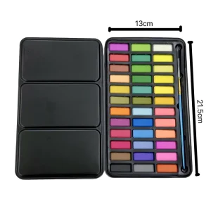 Art 36 48 60 Colors Solid Watercolor Pigment Price Custom for Artist Drawing Painting School Supplies