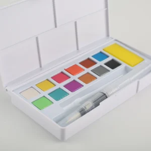 Art Supplies 100 Colors Oem Custom 2.8Cm Dry Water Color Paint Solid Watercolor Pigment Color Set