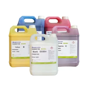 Atexco Professional Grade High Color Fastness Pigment Based Ink for Digital Textile Printing Cotton Fabric Printer