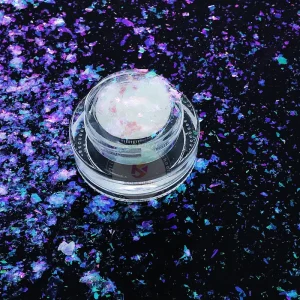 Aurora Opal Flakes Chromium Coating Pigment Powder Nail Flake Holographic Glitter Resin Art Polish Ice Chameleon Flakes