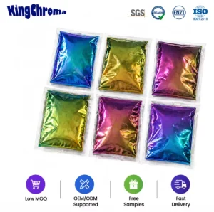 Automotive Chameleon Pigment for Paint Heat Resistance Eco Friendly Optical Interference Effect