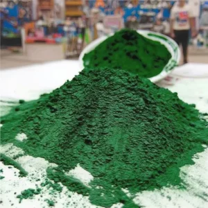 Available Iron Oxide Green Powder Brick Ancient Building Paint Coating Pigments Easy to Color Weather Resistant