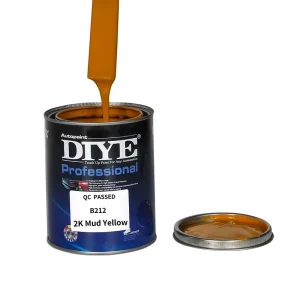 B212 2K Two-Pack Earthy Yellow Automotive Refinish Paint