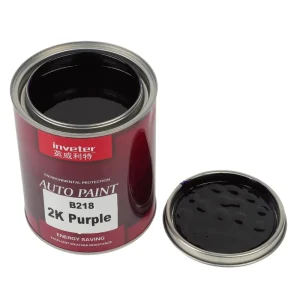 B218 Purple 2K Acrylic Spray Paint for Car and Motorcycle Repair, High Gloss, Sun and Scratch Resistance