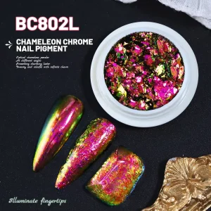BC8 Series Chameleon Flakes Color Shifting Pigment for Automotive Custom Paint and Car Refinishing