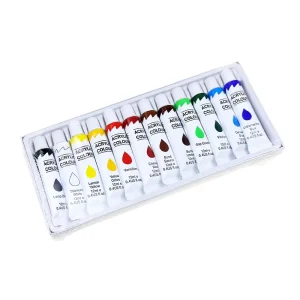 BECOL Promotional 12 Colors Aluminum Tube Non Toxic Acrylic Paint Set 12ml Eco friendly Oil Paint Set for Artist