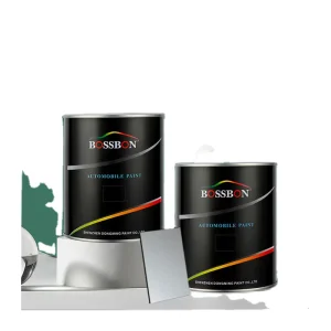 BOSSBON BS318 Car Repair Acrylic 1K Auto Paint Fine Silver Metallic Spray Refinish Car Color Paint Mixing System