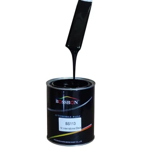 BS113 Black Acrylic Automotive Refinish Paint for Car Repair