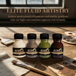 Bespoke DIY Art Pigment Pack 4 Colors Customizable Paint for Leather Goods Canvas Bags & Ceramics