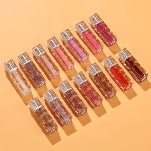 Best Lipstick Korean Makeup High Pigment Long Lasting Shiny Liquid Lipstick Tint Customized logo