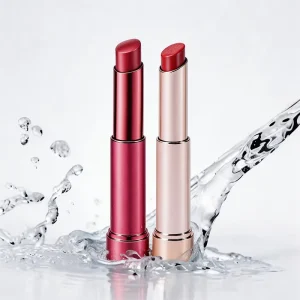 Biomimetic Film Technology Lipstick Non-Sticky Glass-Like Texture Crystal Clear Shine