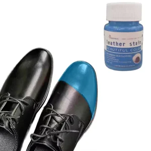 Blue 1KG Water-Based Leather Paint and Dye for Leather Goods