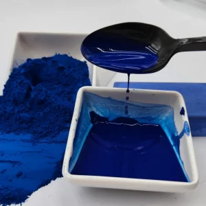 Blue Iron Oxide Pigment Powder for Textile Dyeing Industrial Grade