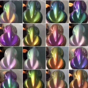 Blue Purple Orange Chameleon Pearl Pigment Powder for Automotive Coating and Car Paint