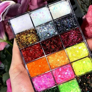 Body Glitter Gel Makeup Highlighter Cream Gel Eye Shadow Glitter Palette Gel Eyeshadow Palette Glitter Eyeshadow Wet 3pcs 192g