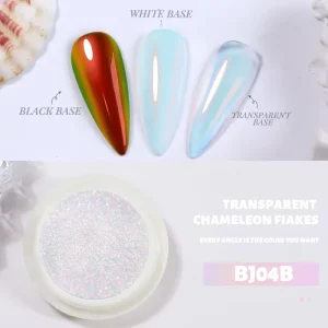 Bojun BJ01B 12B Chameleon Chrome Pigment for Resin DIY 40 50um Fine Mirror Effect Multichrome Nail Art Powder TPO Free MSDS Bulk