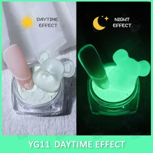 Bojun YG Neon Fluorescent Luminous Powder Night Glow Pigment for Trendy Salon Manicure Supplies