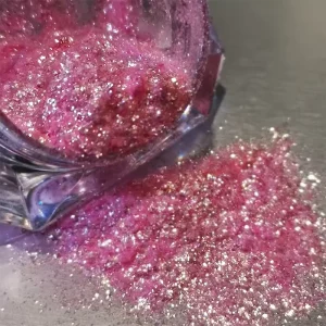 Borosilicate Glass Pearl Pigment with Sparkly Pigments Effect Brilliant Pearl Pigment for DIY High Pearl Crystal Gold Pigment