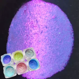 Brand Mcess FREE SAMPLES Chameleon Multichrome Cobalt Violet High Pigment Watercolor Paints Powder for Watercolor Paints Slime