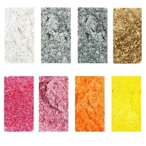 Bright Sparkle Pearlescent Mica Pigment Powder Oil Dispersible for Cosmetic Cream and Blush Formulas