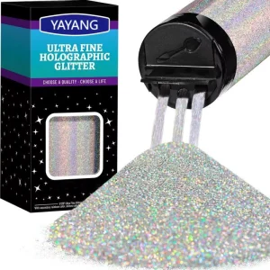 Bright and Shiny Glitter Pigment Cosmetic Grade Fine Glitter Powder for Resin Craft Art