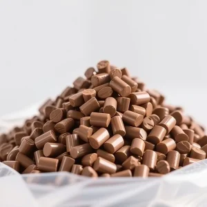 Brown Masterbatch for Plastic Granulation Warm Tone High Pigment Load Smooth Mixing 2 4% Eco Safe PE PP ABS PET PBT PC Resin
