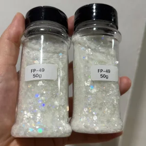 Bulk 8 Colors Hexagon Glitter Mix 2oz Shaker Jar Holographic Macaroon Chunky for Tumbler Epoxy Resin Crafts Christmas Factory