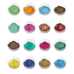 Cosmetic Grade Pearlescent Mica Powder OEM Edible Shimmer Glitter Powder for Makeup Nail Art Resin Craft