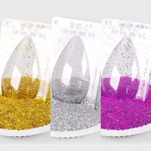 Bulk High Temperature Silver Gold Color Metallic Aluminium Glitters for Silicone PP PE Plastic Master Batch