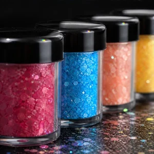 Bulk Matt Pastel Colors Glitter 2oz Shakers Solvent Resistant Holographic Macaron Chunky Mix For Tumbler Snow Globe