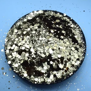Bulk Snow Globe Tumbler Glitter Mixed Shape Holographic Metallic Gold Chunky Glitter for Christmas Crafts DIY Resin
