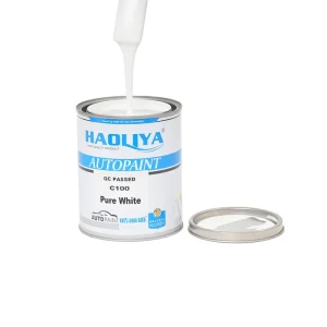 C100 Pure White 1K Auto Paint Color Masterbatch High Gloss Fast Dry Pigment Paste for Car Paint Tinting Factory Direct